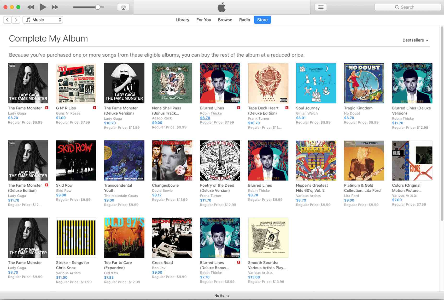 iTunes 12 Complete My Album Feature (2014)